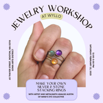 Load image into Gallery viewer, Jewelry Workshop: Silver &amp; Stone Stacking Rings at WYLLO
