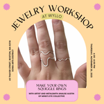 Load image into Gallery viewer, Jewelry Workshop: Silver Squiggle Rings at WYLLO
