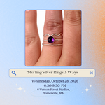 Load image into Gallery viewer, 10.28.26 Jewelry Workshop: Sterling Silver Rings 3-Ways at VERNON ST
