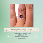 Load image into Gallery viewer, 3.11.26 Jewelry Workshop: Sterling Silver Rings 3-Ways at VERNON ST
