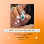 Load image into Gallery viewer, 11.14.26 Jewelry Workshop: Gemstone Bugs at VERNON ST STUDIO
