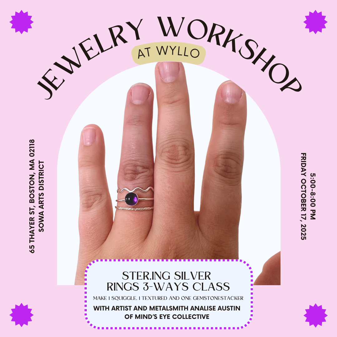 Jewelry Workshop: Sterling Silver Rings 3-Ways at WYLLO