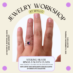Load image into Gallery viewer, Jewelry Workshop: Sterling Silver Rings 3-Ways at WYLLO

