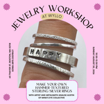 Load image into Gallery viewer, 8.30.26 Jewelry Workshop: Hammer-Textured Silver Rings at WYLLO (Copy)
