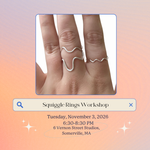 Load image into Gallery viewer, 11.3.26 Jewelry Workshop: Silver Squiggle Rings at VERNON ST STUDIOS
