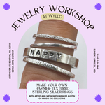 Load image into Gallery viewer, 4.29.26 Jewelry Workshop: Hammer-Textured Silver Rings at WYLLO
