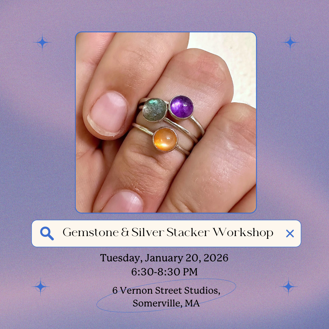 Jewelry Workshop: Gemstone Stacking Rings at VERNON ST STUDIOS