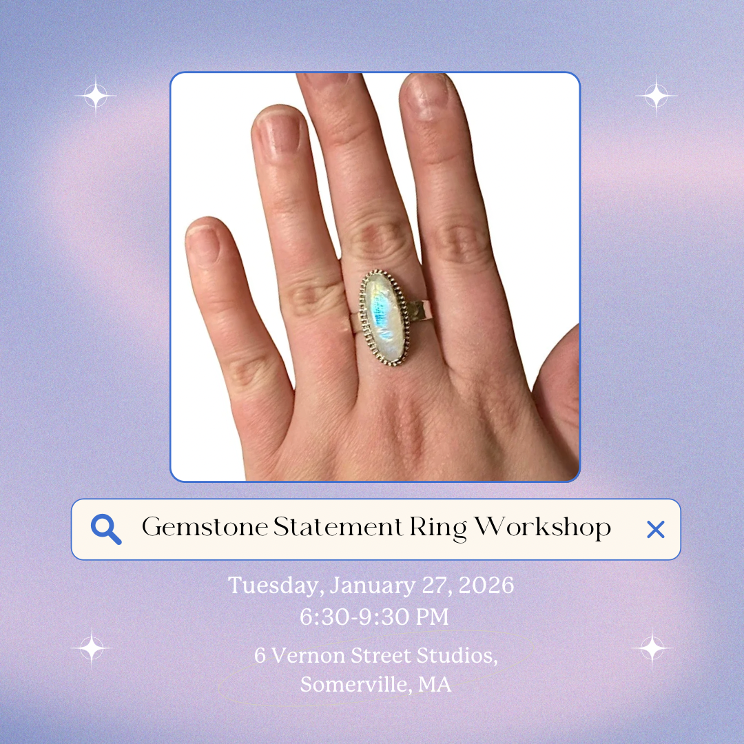 Jewelry Workshop: Gemstone Statement Rings at VERNON ST STUDIO