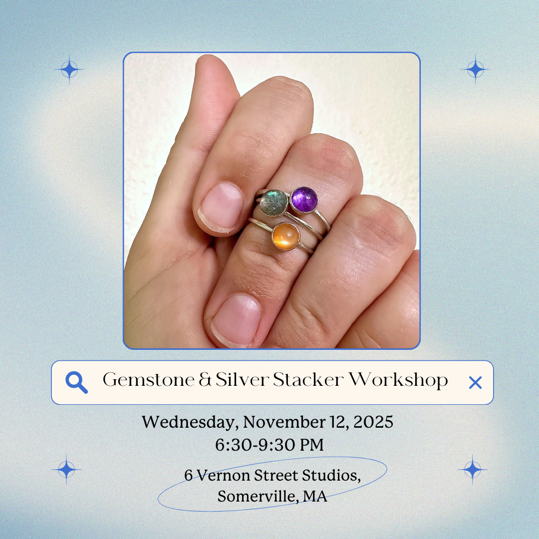 Jewelry Workshop: Gemstone Stacking Rings at VERNON ST STUDIOS