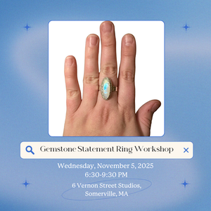 Jewelry Workshop: Gemstone Statement Rings at VERNON ST STUDIOS