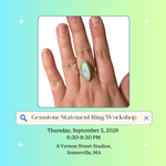 Load image into Gallery viewer, 9.3.26 Jewelry Workshop: Gemstone Statement Rings at VERNON ST STUDIO (Copy)
