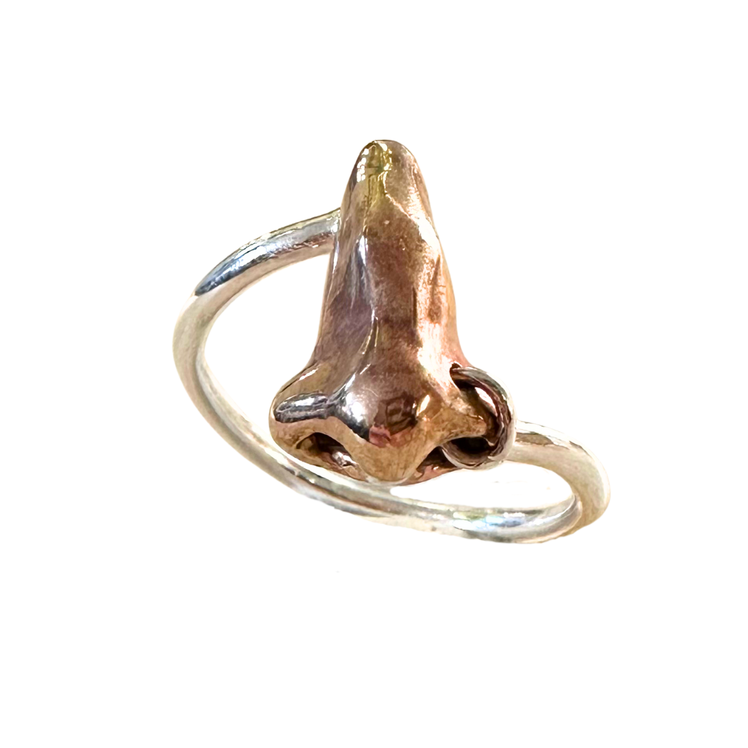 Nose Ring on Straight Band