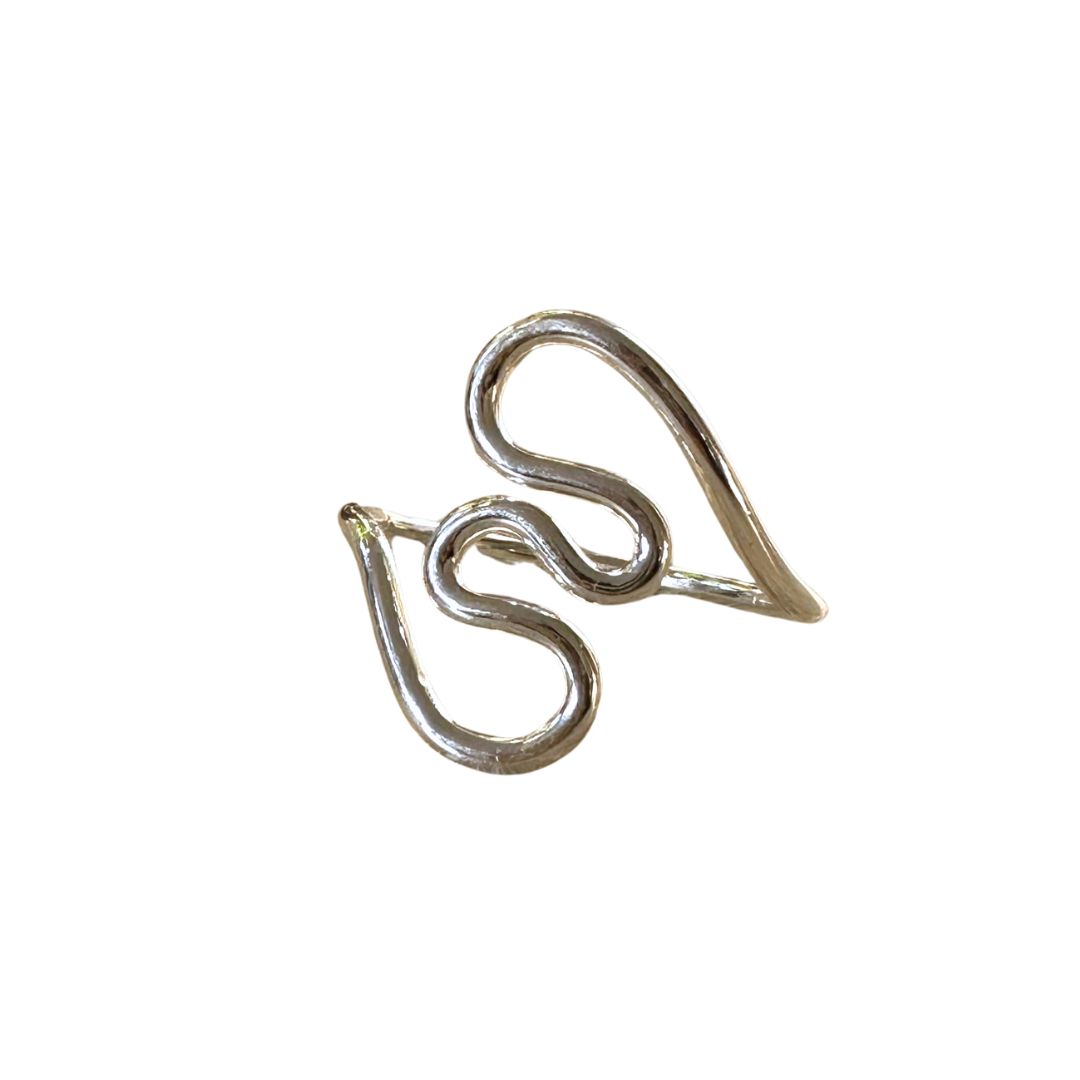 (WS) Vertical Squiggle Ring