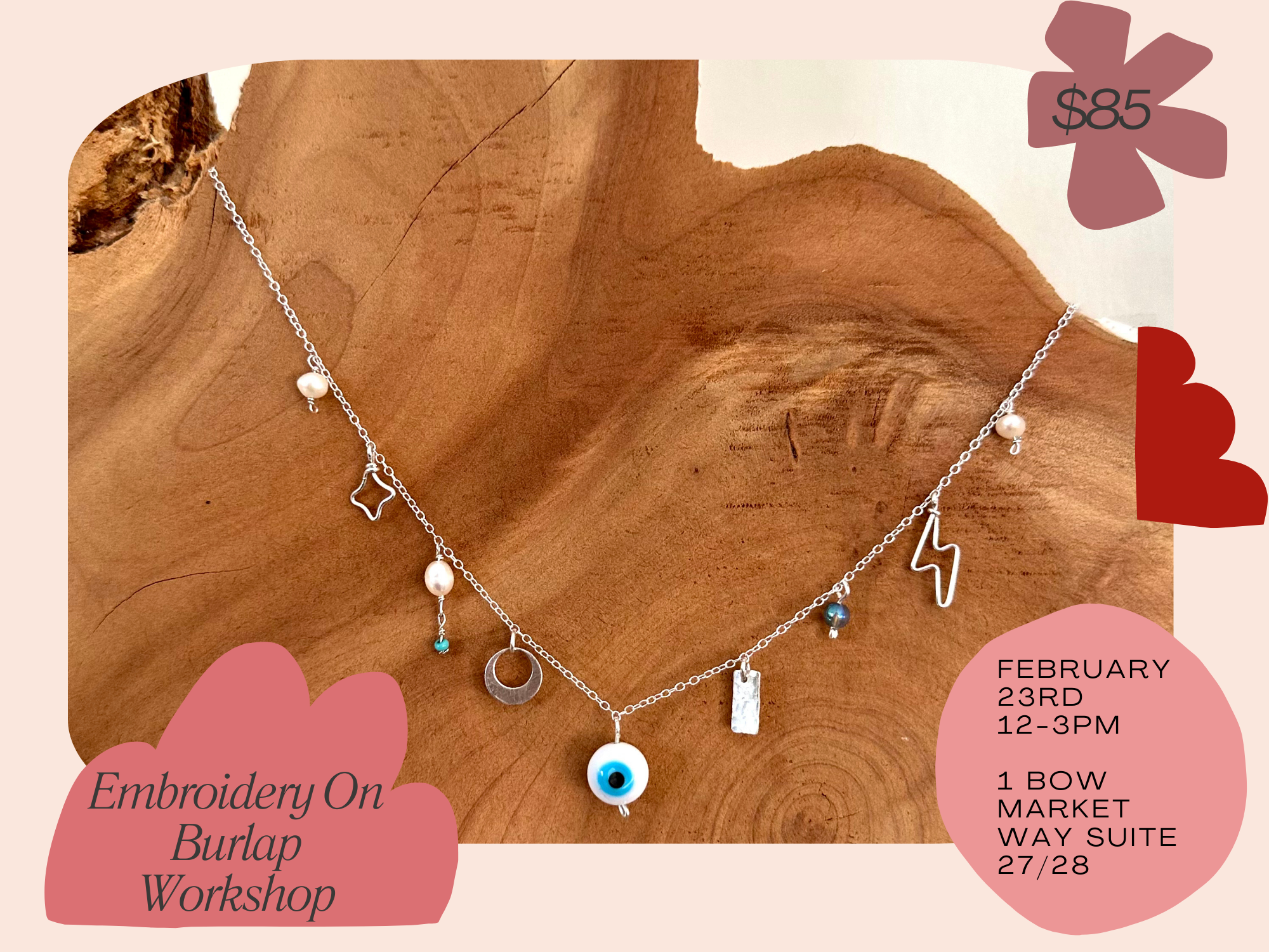 Jewelry Workshop: Charm Necklaces at HOMEBODY GENERAL